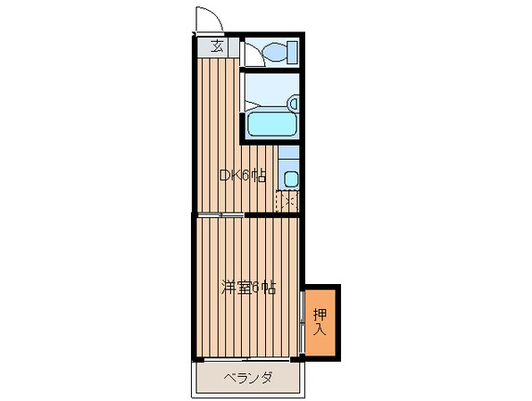 コーポ佐伯の物件間取画像